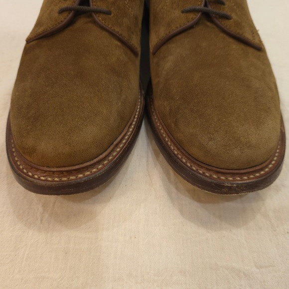 J.Crew Ludlow Suede Derby Shoes Brown Goodyear Welt - Size 9 - Picture 2 of 8
